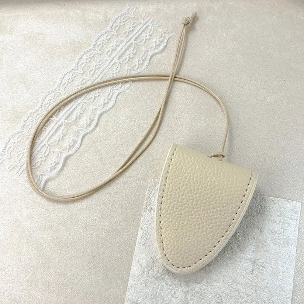 PU Leather Eyeglasses Storage Bag Pendant Hanging Neck Durable Sunglasses Pendant Clip Magnetic Multifunction Glasses Clip