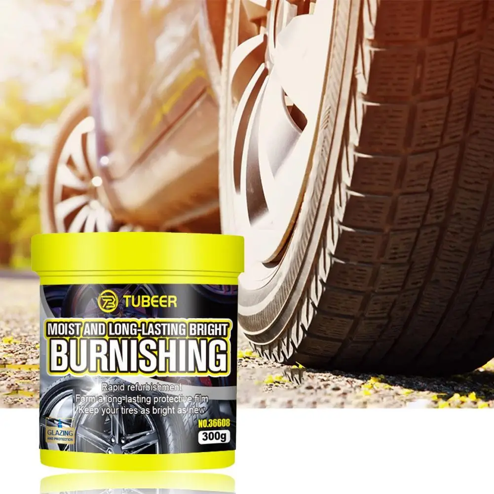 Long Lasting Tire Gloss Wax Car Tyre Gloss Blackening Detailing Refurbishment Car Maintenance Supplies Wax Cream Tire Vehic