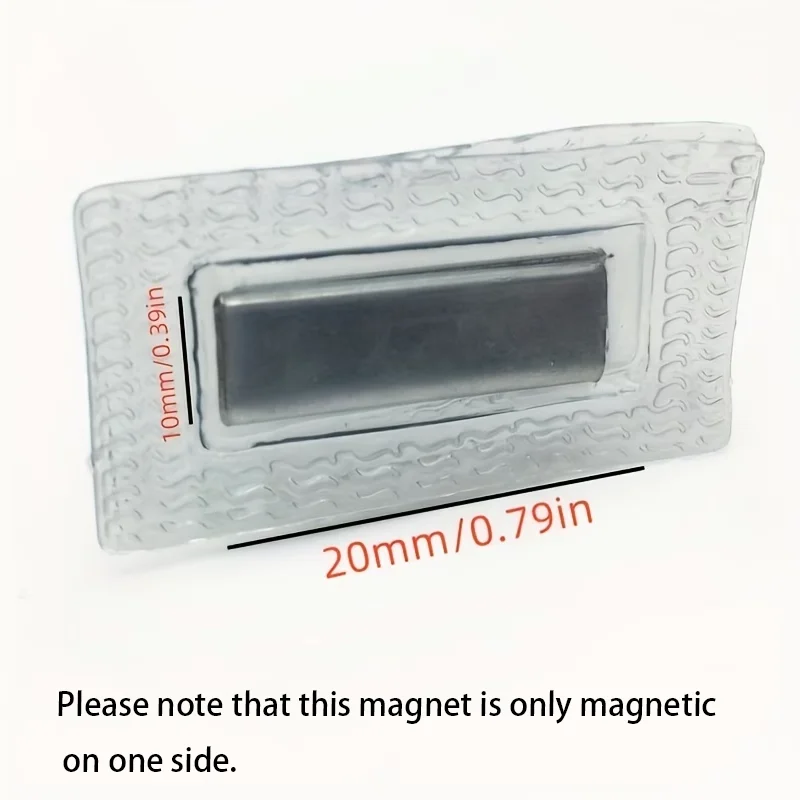 2 pairs Sets Square Invisible Magnetic Snaps, Concealed Sew-in Buttons for Clothing, Luggage, Purses and Handbags