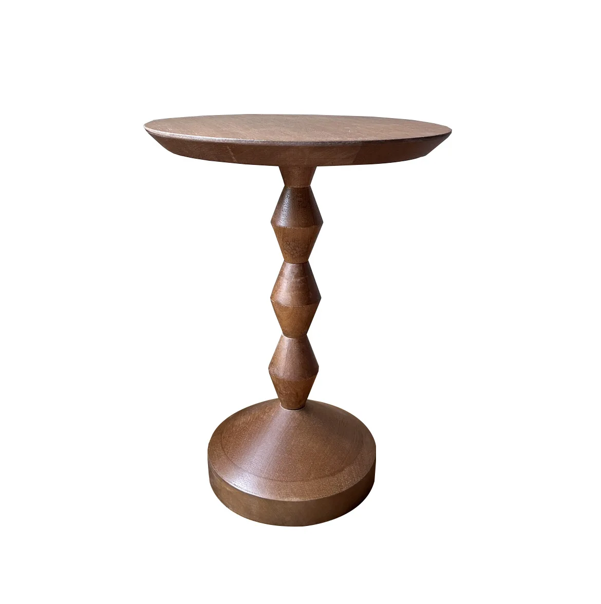 cx solid wood retro, small side table, wooden tea table in the afternoon, quiet wind small round table