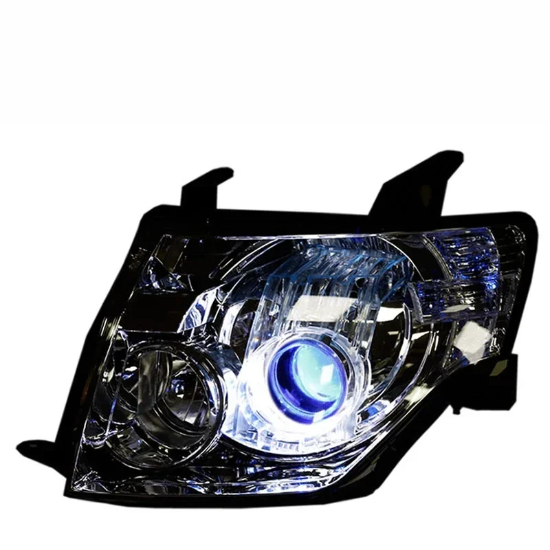 Custom Full LED Headlights with Bi-Xenon Projector Lens DRL Off-Road SUV Fitment
