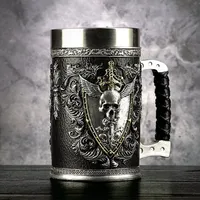 3D Cups and Mugs Cool Thrones Skull Viking Pirate Big Beer Steins Breakfast Milk Water Mug Coffee Cup Best Fans Gift