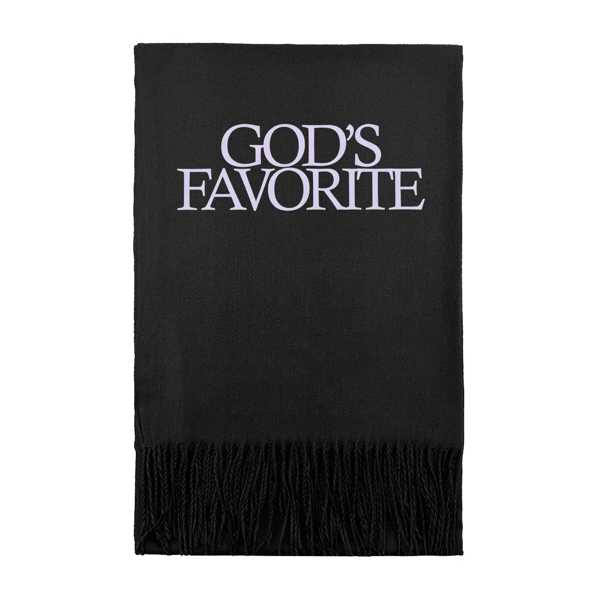 

Любимый духовный тонкий текстовый дизайн Боже, зимний теплый утолщенный шарф для женщин