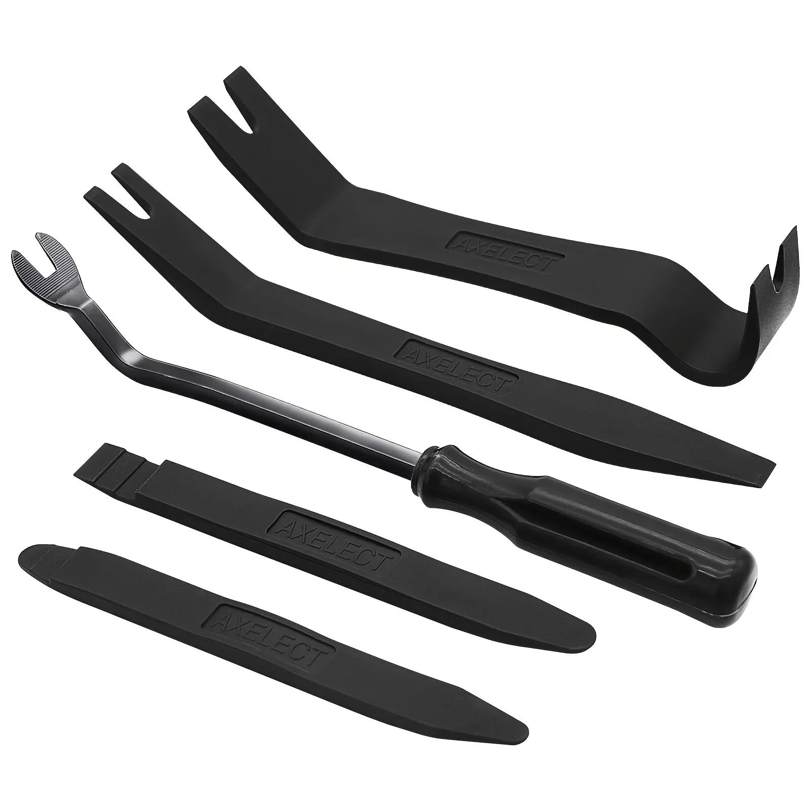 5Pcs Auto Trim Removal Tool Kit, No Scratch Plastic Pry Tool Kit - Interior Door Panel Clip Fastener Removal Set For Vehicle