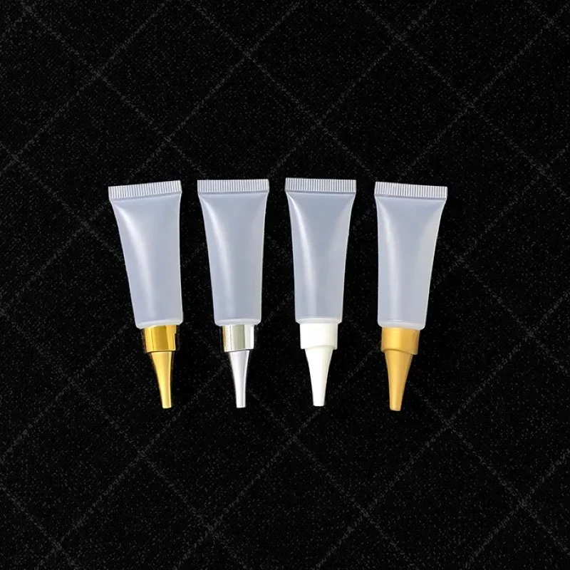 10 جرام 10 مللي ماتي واضح لينة أنبوب فارغة زجاحة ضغط مستحضرات التجميل الأساس جوهر غسول كريم عين إعادة الملء الحاويات