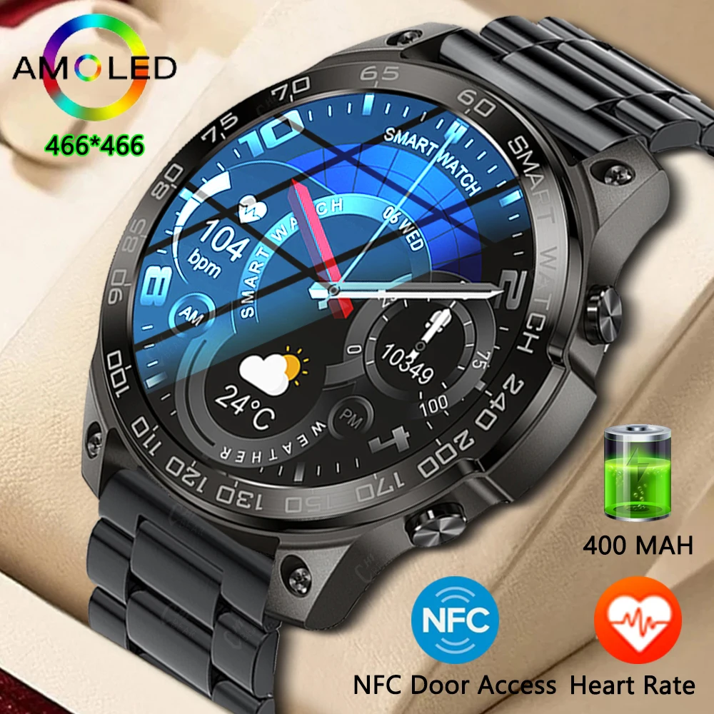 

Новинка 2024, мужские и женские умные часы Chibear с AMOLED экраном, всегда отображают время, голосовой помощник Siri, умные часы с Bluetooth и вызовом для мужчин