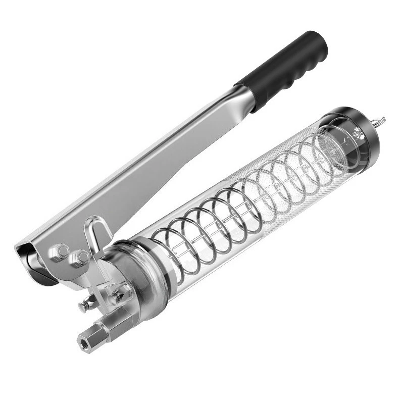 

Butter Gun Manual High Pressure Caterpillar Special Zipper Transparent Oiler Butter Butter Excavator Artifact