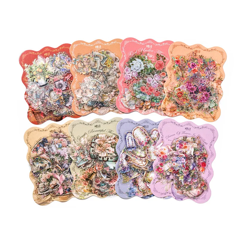 40pcs/lot Kawaii Scrapbook Stickers old dreams in a box DIY Journaling Scrapbooking Supplies Decorative Stationery Sticker