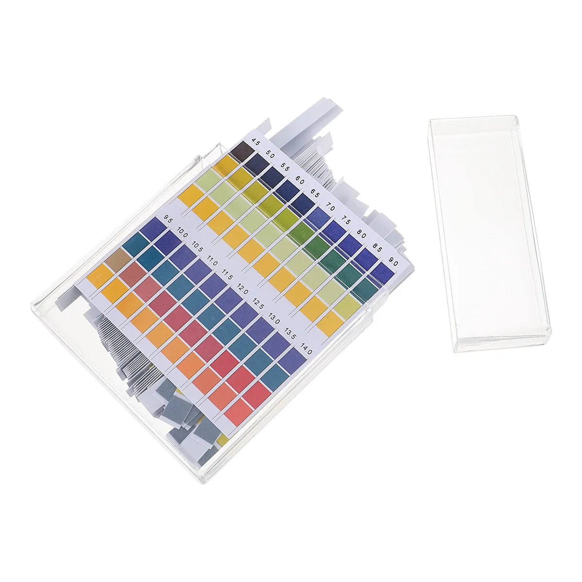 100pcs Ph Test Paper Waterproof Plastic Box Easy Access Long Life Chemical Testing Tool Ph Strips Instrument Gauge