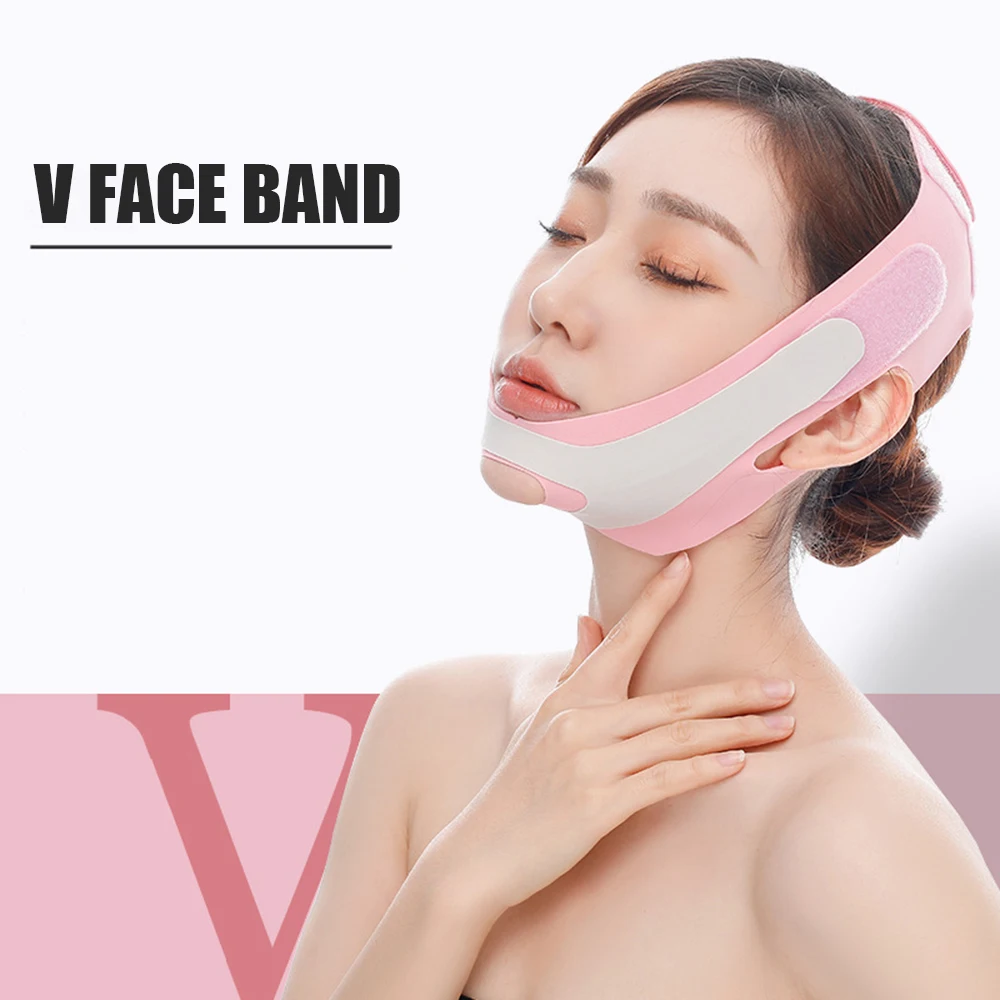 Elastic Face Slimming Bandage V Shaper V Line Lifting Mask Face Lifting Anti Wrinkle Strap Band Sleeping Mask Beauty Health