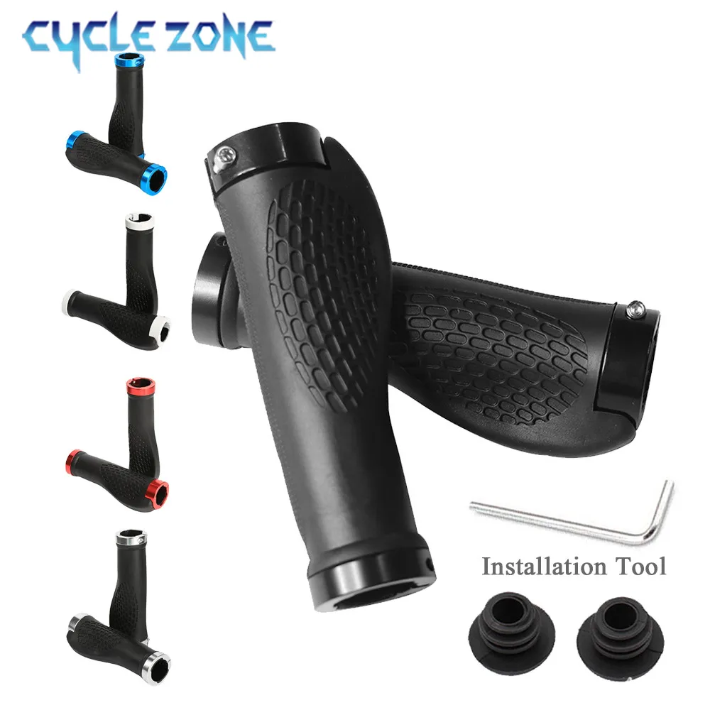 

Bicycle Handles Mtb Mountain Bicycle Grips Rubber Anti-slip Outdoor Bike Grips Shockproof Bike Grips Bicycle Accessories