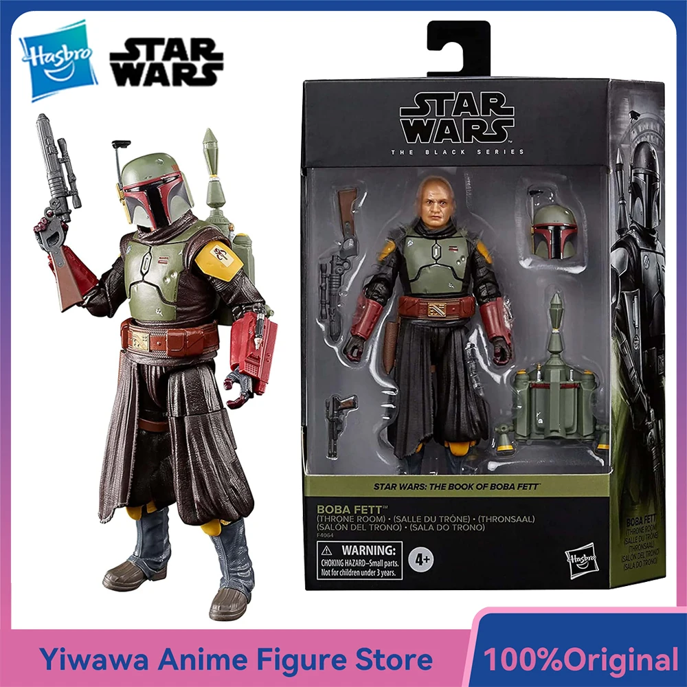 

[In-Stock] Hasbro Star Wars The Black Series Boba Fett (Throne Room) 15cm Nice Collectible Anime Figure Model Toy Gifts