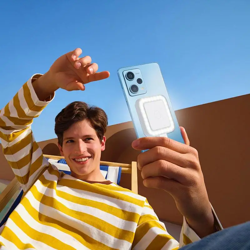 ضوء الهاتف للصور المغناطيس الهاتف المحمول ملء الضوء 30 المصابيح مربع المغناطيسي المحمول ملء مصباح عكس الضوء مشرق لأجهزة الكمبيوتر المحمول