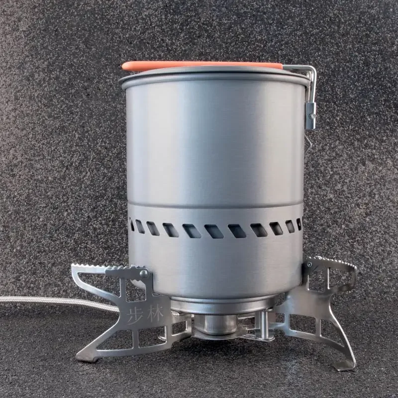 Outdoor gas stove folding cooking stove camping cookware split type gas stove camping hiking…