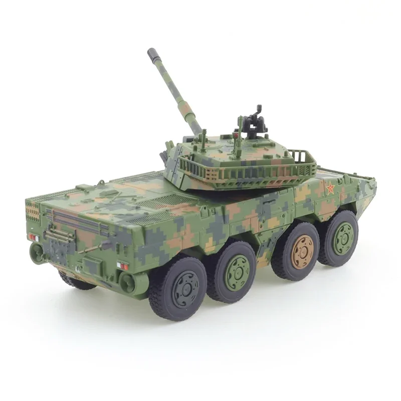 XCARTOYS 1/64 11 Wheeled Armored Assault Vehicle Green Camouflage Metal Alloy Diecast Car Model Boys Toy Gift Christmas