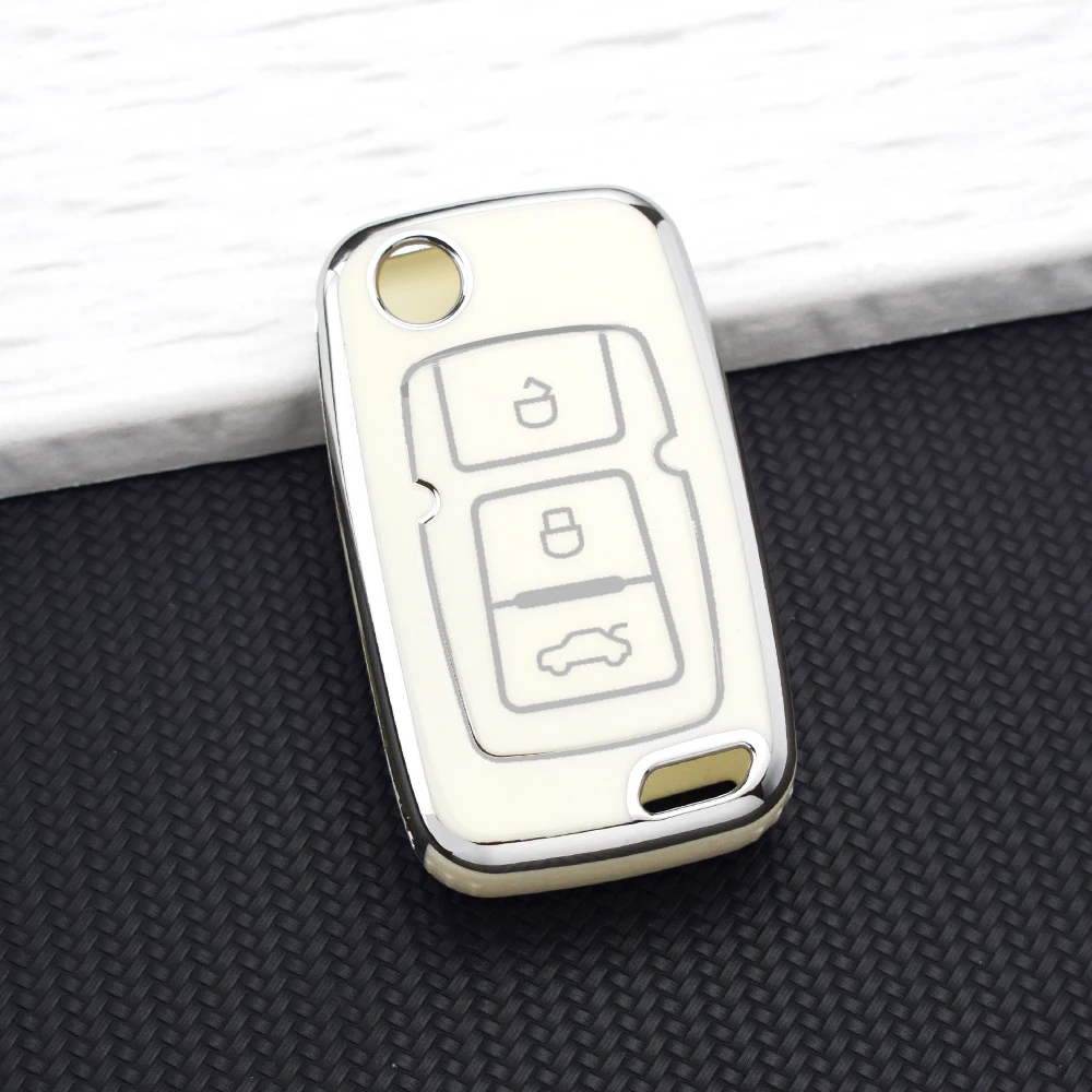 TPU Car Key Remote Shell for Geely/Emgrand EC7 GC715 EC718/Englon SC3 SC5 SC7/Free Cruiser GX7 GX718 EC718 Auto Accessories