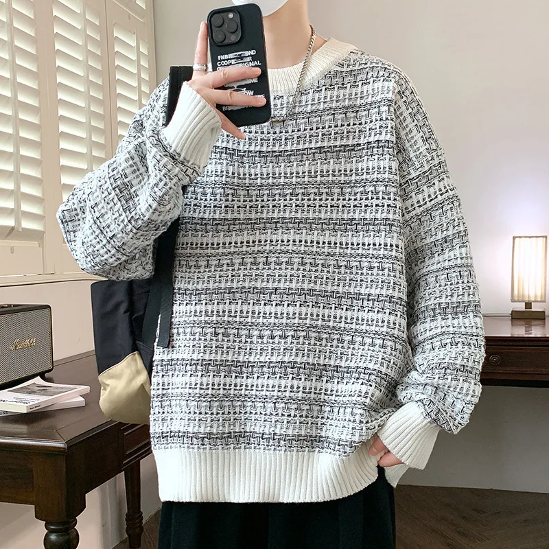 

Round Neck Type Sweater Men's NEW ARRIVAL Knitwear Outerwear