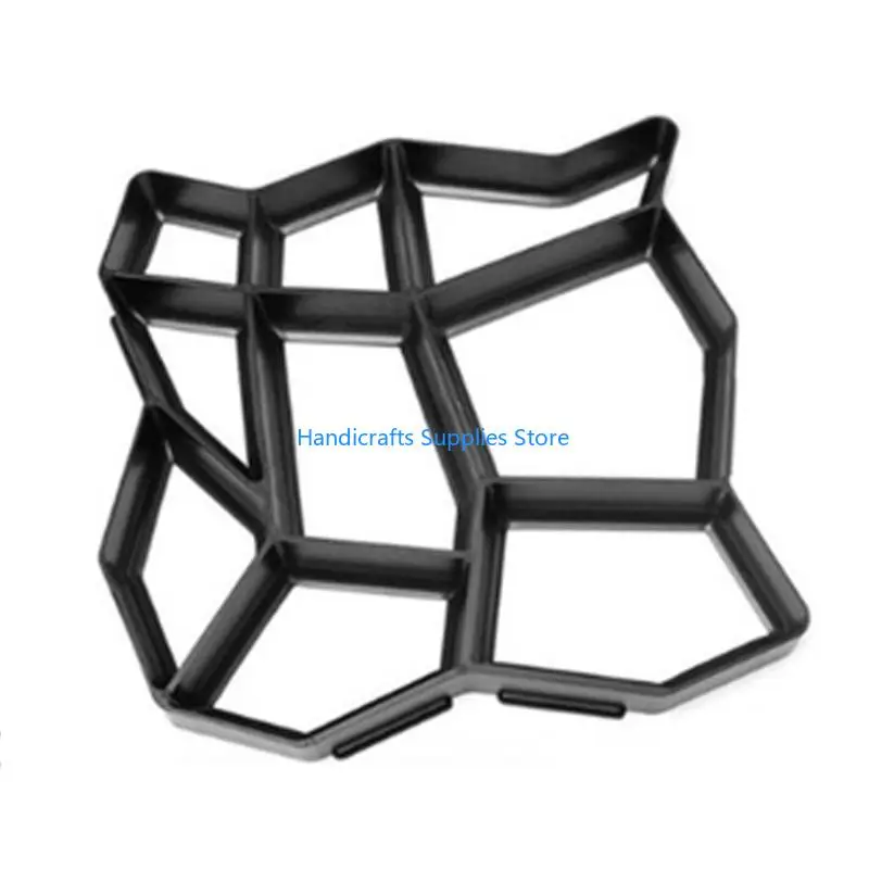 

R1WA Каменное покрытие плесени бетонное беговое дорожка коллеги 9 сетки Diy Driy Lady Garden