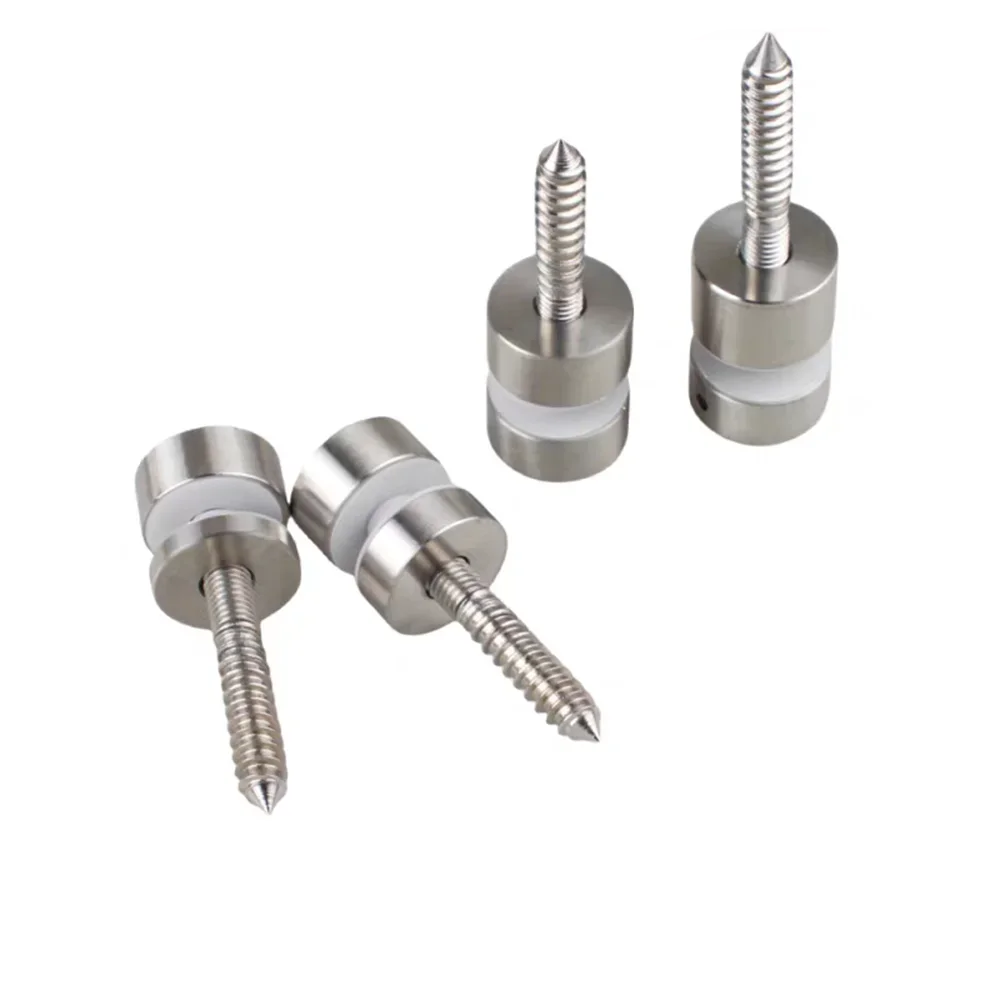 304 Stainless Steel Solid Glass Nails, Staircase Glass Screws, Fixed Parts, Solid Wood Staircase Side Hanging Glass Accessories