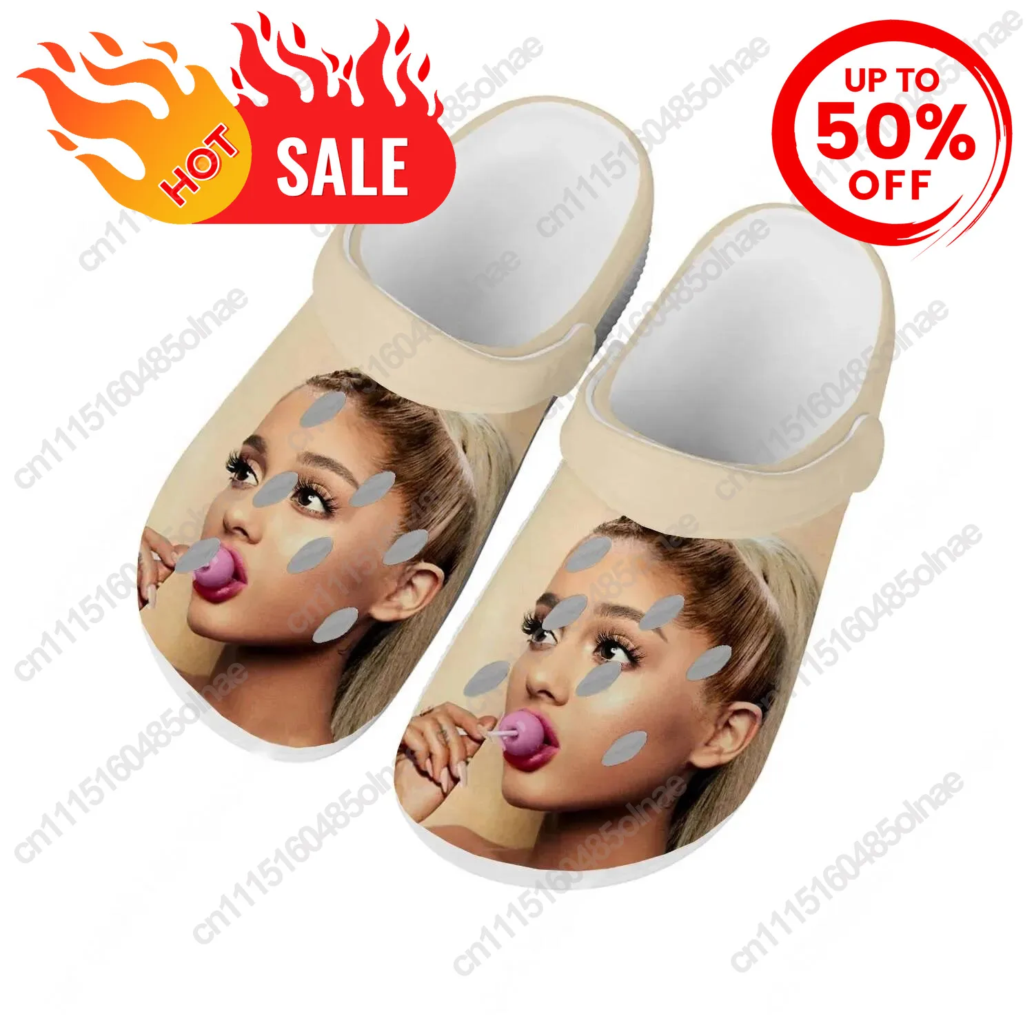 A-Ariana G-Grande Sandals Men Women Teenager Fashion Water Shoes Pop Singerv Garden Breathable Comfort Beach Clog Slippers