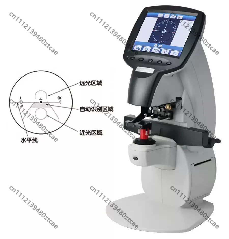Lens Focimeter Kit With UV Blue Light Measurement Function For Optical Shop Eyeglass Lens Processing DIY Replacement Hardware