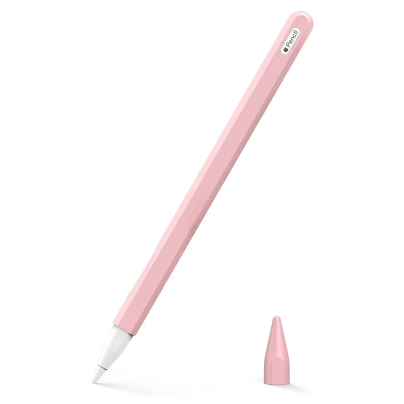 For Apple Pencil 2 Case Silicone Pen Stylus Sleeve Pouch Cover Stylus Protective Case Non-slip Anti-fall iPad Pen Cover