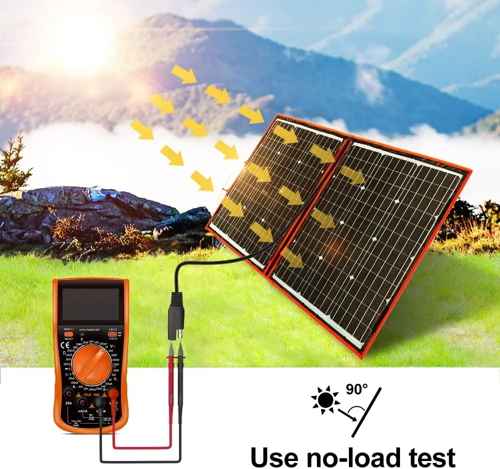 도키오 18V 80W 플렉시블 접이식 모노 솔라 패널 야외 휴대용 솔라 패널 여행&보트&RV용 고품질 솔라 패널 중국산