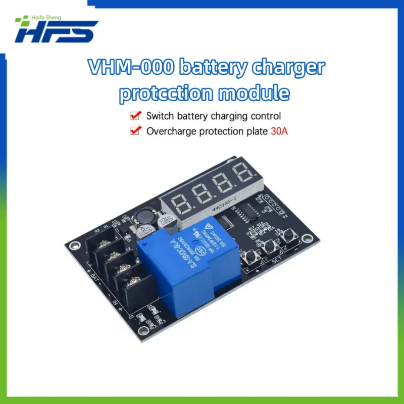 

VHM-000 CNC Charge Control Module DC 6-60V Storage Lithium Battery Charging Protection Board for 12V 24V 48V XH-M600