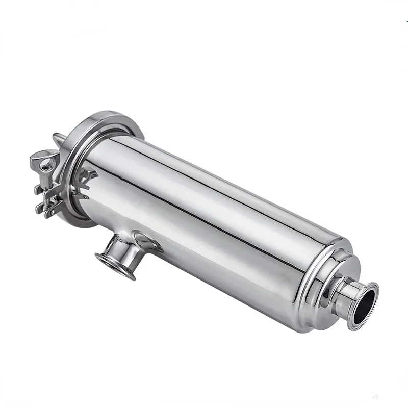 

SUS316 Stainless Steel Elbow Fit 19/25/32/38/51/63mm Pipe x 1.5" 2" 2.5" Tri Clamp In-line Filter Strainer Homebrew Beer Brewing