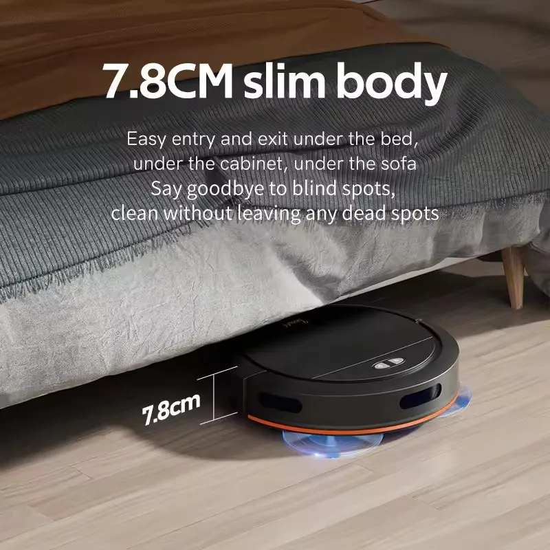 App-Controlled Smart Robot Vacuum Mop 4000Pa Self-Charging Robotic Cleaner for Daily Home Cleaning Dry Function Vacuum Cleaner