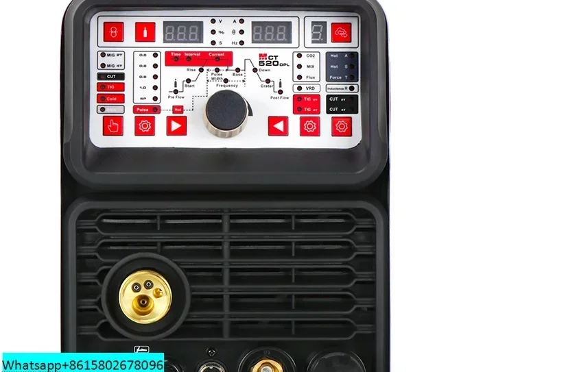 ANDELI 220V MCT-520DPL Máquina de solda MIG venda quente MIG TIG MMA CUT Pulse Fria Clean 5 em 1 Máquina de solda TIG Soldador TIG