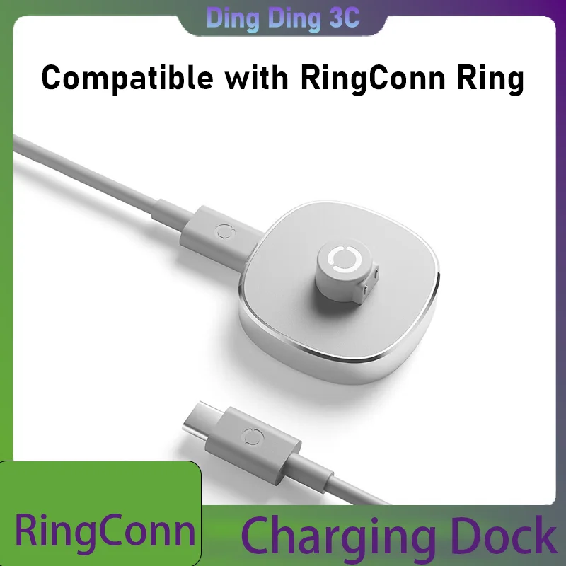 

Зарядная док-станция RingConn Type-C с магнитным кабелем, совместимая со всеми умными кольцами RingConn для ежедневной зарядки.