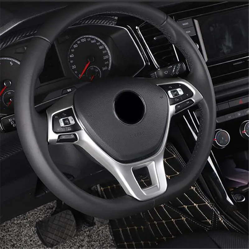 Car accessories Steering Wheel trim For Volkswagen Jetta Golf Sportsvan Golf 7 Polo Caddy Amarok Lavida Passat Tiguan Touran up!