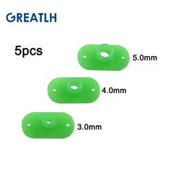GREATLH 3.0/4.0/5.0mm Cilt Koruyucu Liposuction Kanülü Koruyucu Tüp Liposuction Enstrüman Yumuşak Silikon 5 adet/takım