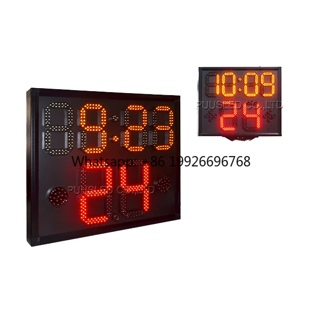 Outdoor Dual Color Dot Matrix LED Digital Display, Aluminum Frame for Parking Lot Bus Stop Construction Site