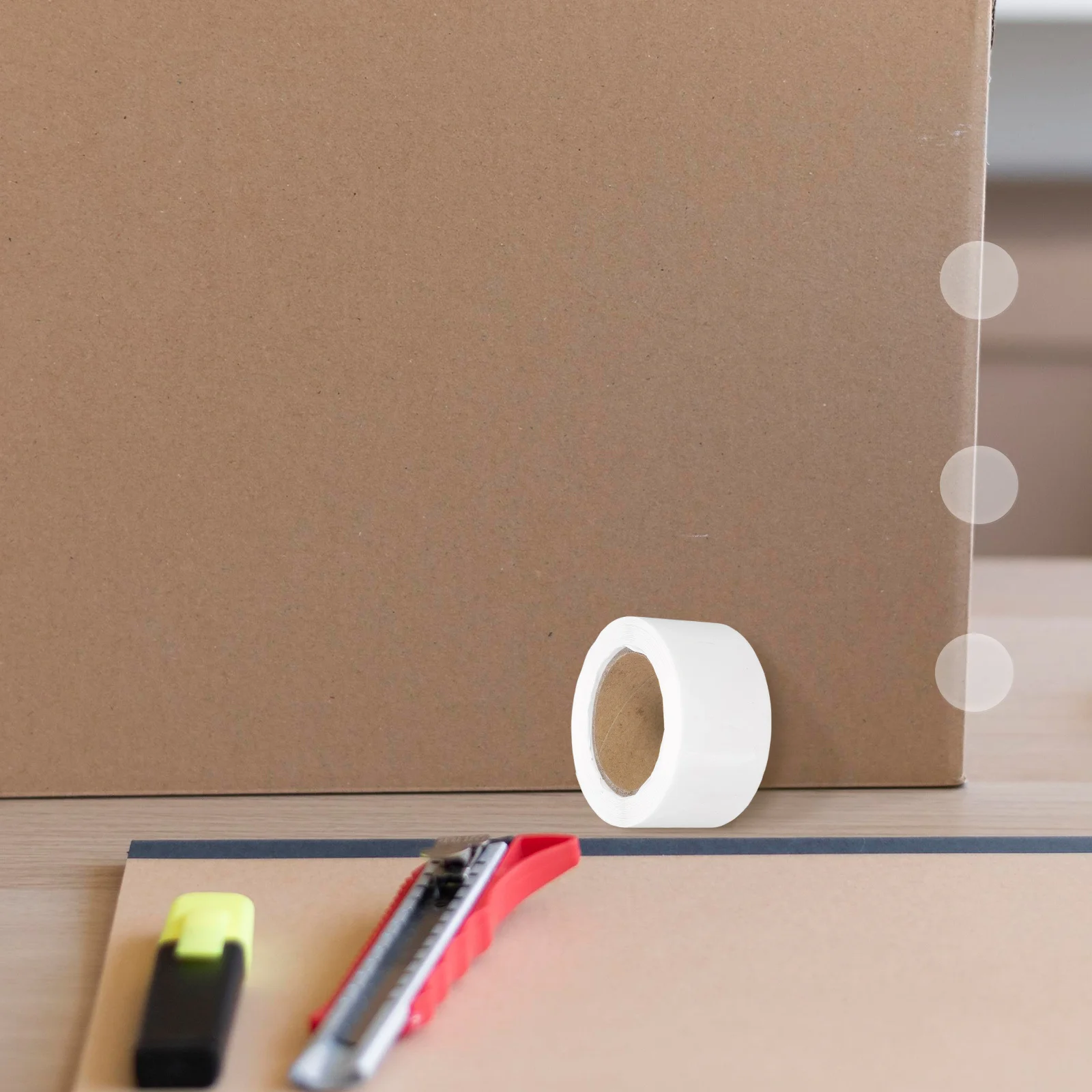 

500Pcs Transparent Round Stickers Labels Easy Apply Self-Adhesive for Wedding Invitations Canning Jars Boxes Envelope