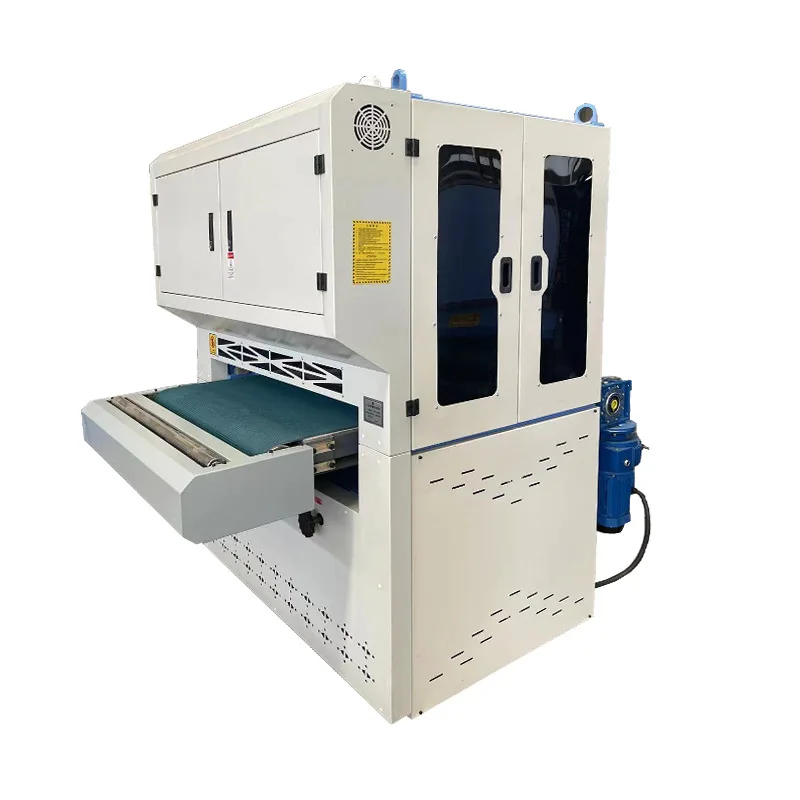 Mechanical flat plate fixed thickness special-shaped broadband heavy duty double-sided sanding machine grinding machine