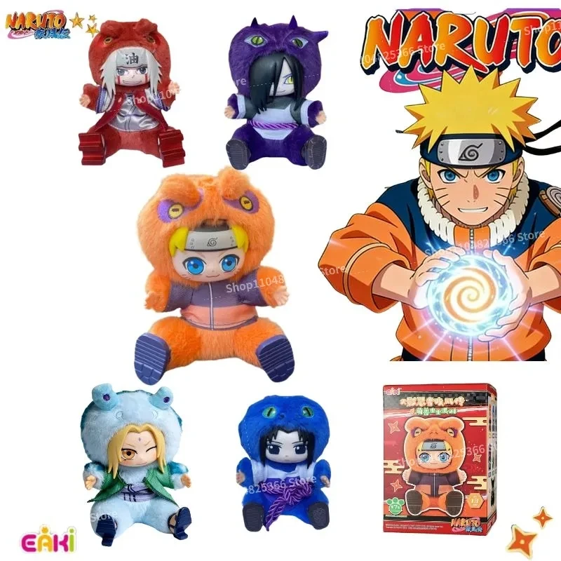 

Hot EAKI Naruto Vinyl Plush Blind Box Shippuden Party V2 Series Stuffed Plush Figure Bag Pendant Ornament Doll Toy Birthday Gift