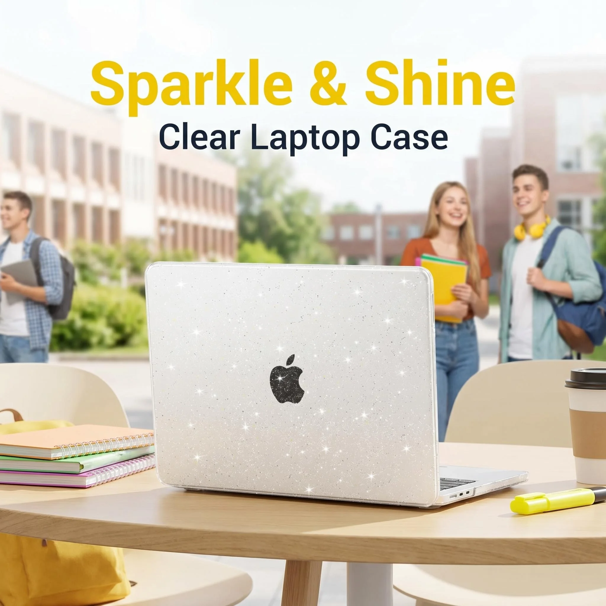 2026 Laptop Case for MacBook Neo 13 Inch A3404 Glitter Ultra Thin Case Various Colors Protective Lightweight Notebook Sleeve
