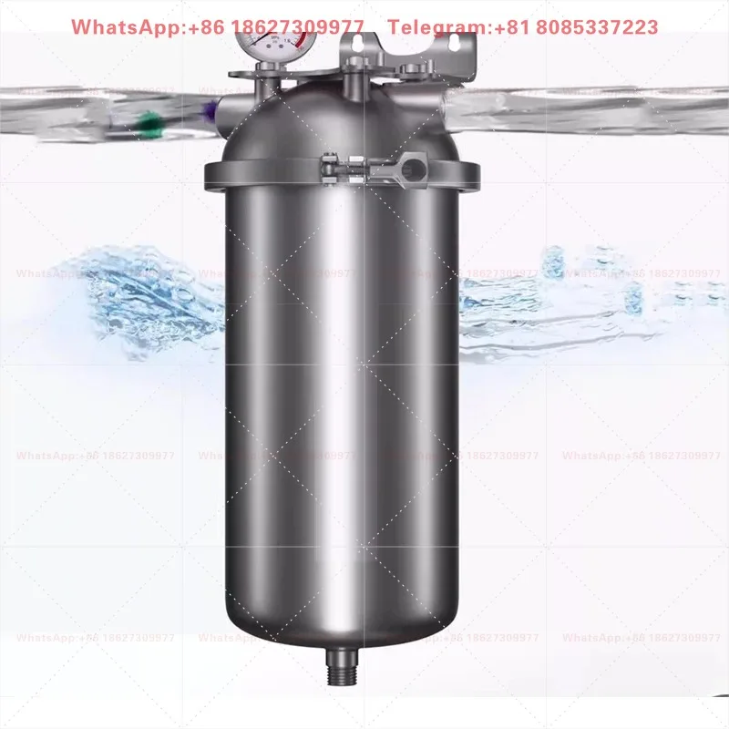 3000L-10000L/H Large Flow Salt-Free Water Softener Whole House Central Water Purifier Tap Scale Alkaline Filter