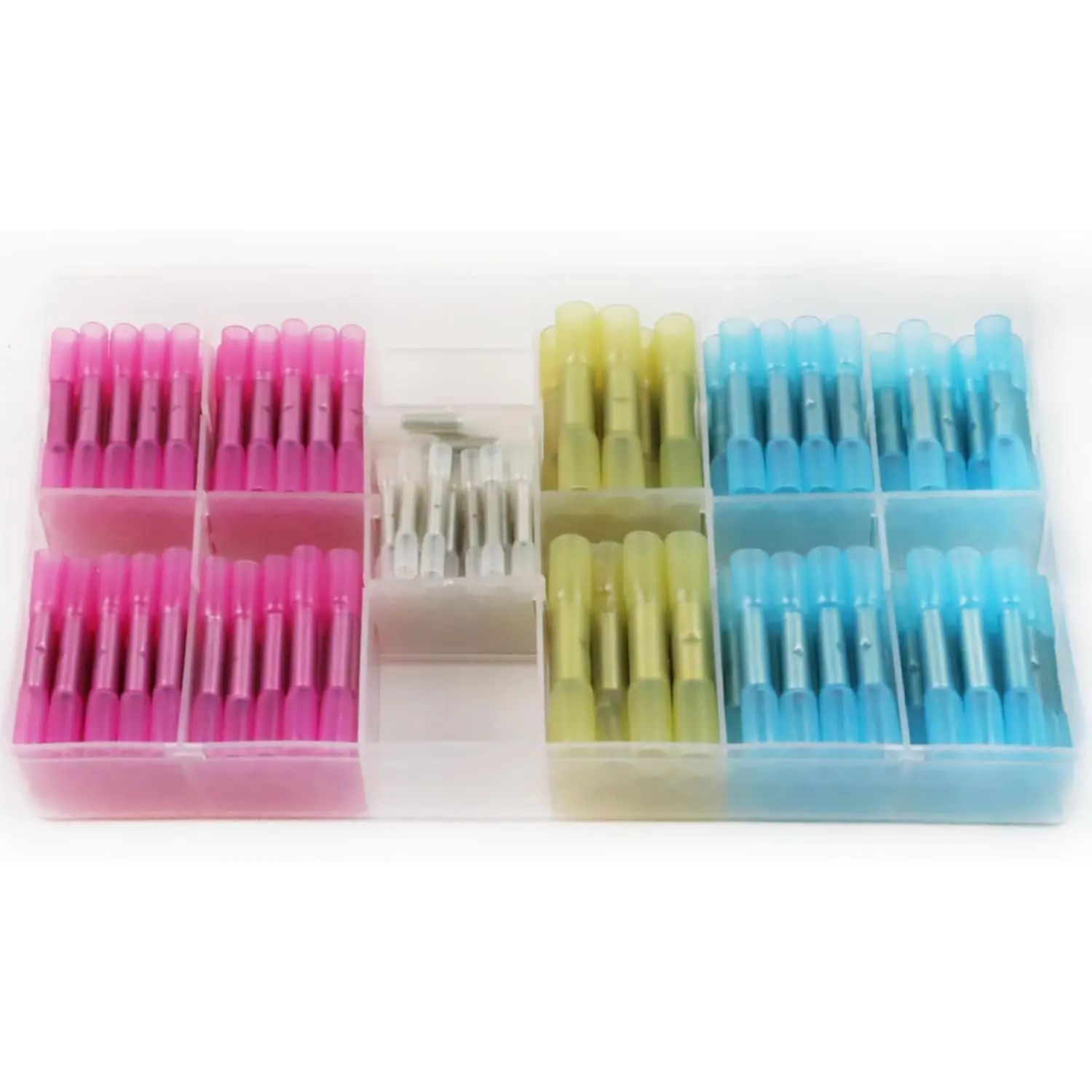 

210PCS Heat Shrinkable Wire Butt Connector Kit Waterproof Insulated Electrical Terminals Marine Grade Wire Connectors