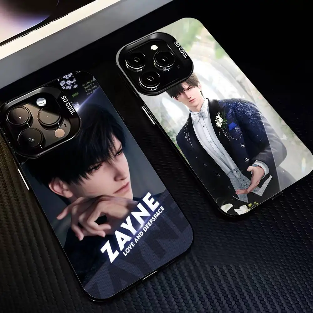 

L-Love And D-Deepspace Z-Zayne-es Phone Case For iPhone 17,16,15,14,13,12,11 Plus,Pro Max,XS,Colorful Silver Black Cover
