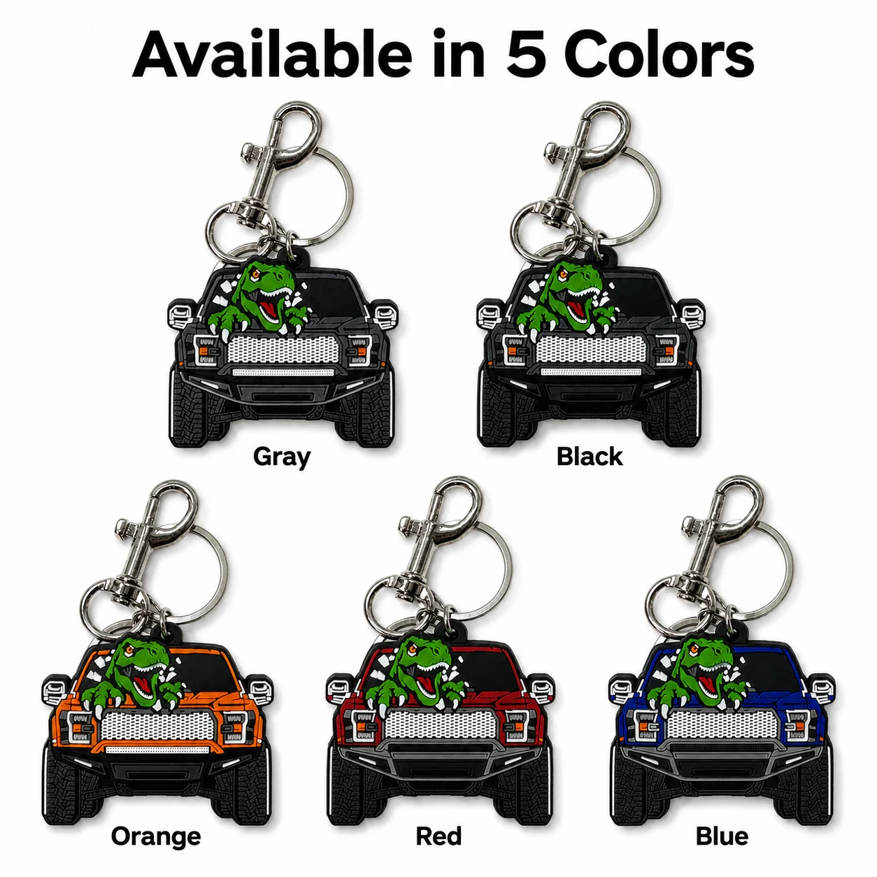 Car Key Fob Cover Keychain Fit for Ford F150 Raptor F250 F350 F450 F550 Anti-lost Key Ring Waterproof Dustproof Protector
