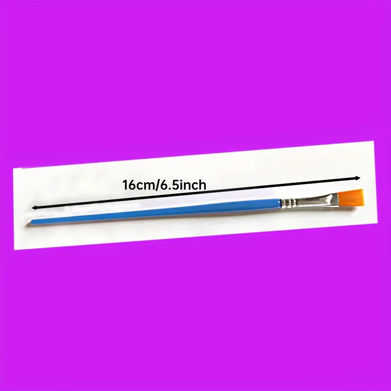 36Pcs Flat Paint Brushes Mini Detail Paintbrushes Bulk Set Multipurpose Fine Art Painting Brushes for Acrylic Watercolor Oil Cra