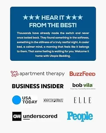 Utopia Bedding Recognitions in Publications, Global Endorsements