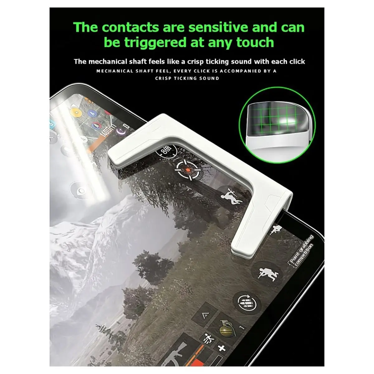 P1 Tablet Gamepad for Mobile Tablet Gamepad Assisting in Fast-Paced Shootin Mobile Games