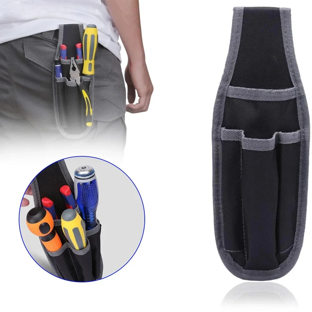 Small Portable Hip Tool Bags Waist Gadget Pouch Electrician Hardware Tools BagDurable Polyester Fabric Multifunction Toolkit