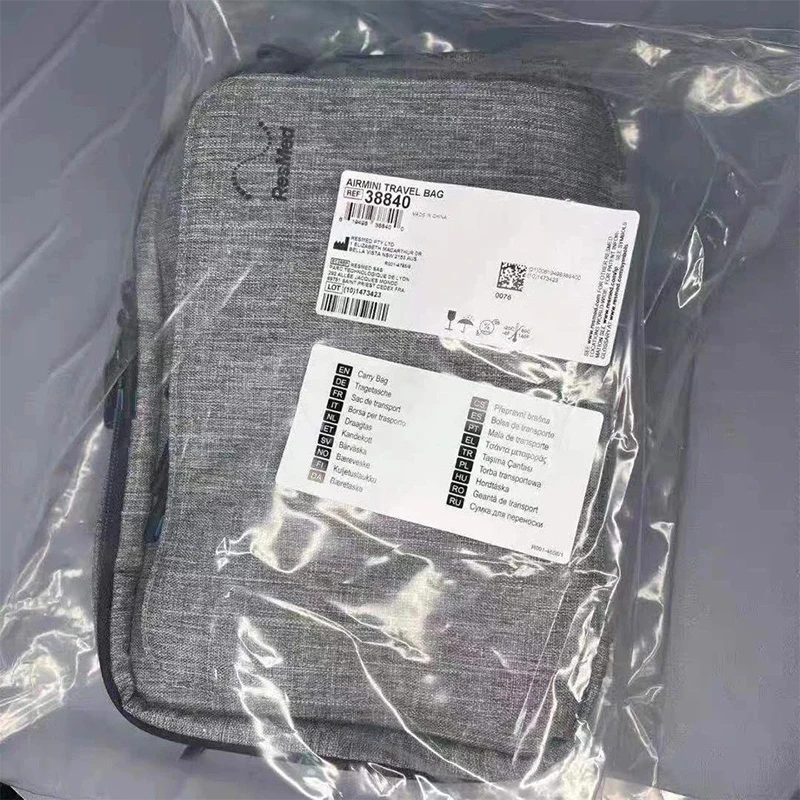 Tas portabel untuk AirMini Ventilator Resmed, tas Travel CPAP Ventilator Aksesori Apnea tidur