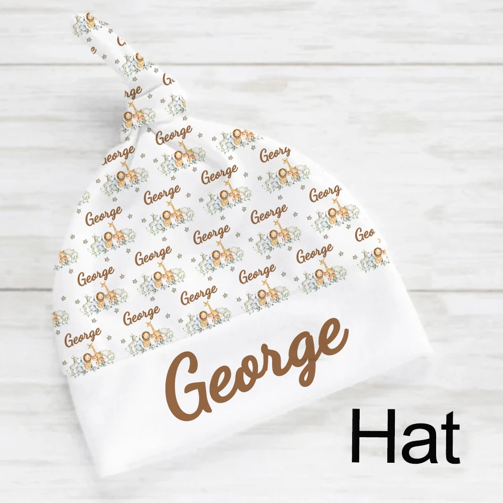 

LVYZIHO Персонализированное акварельное пеленание «Лев-принц», детская шапка с именем, комплект постельного белья для детской кроватки на заказ