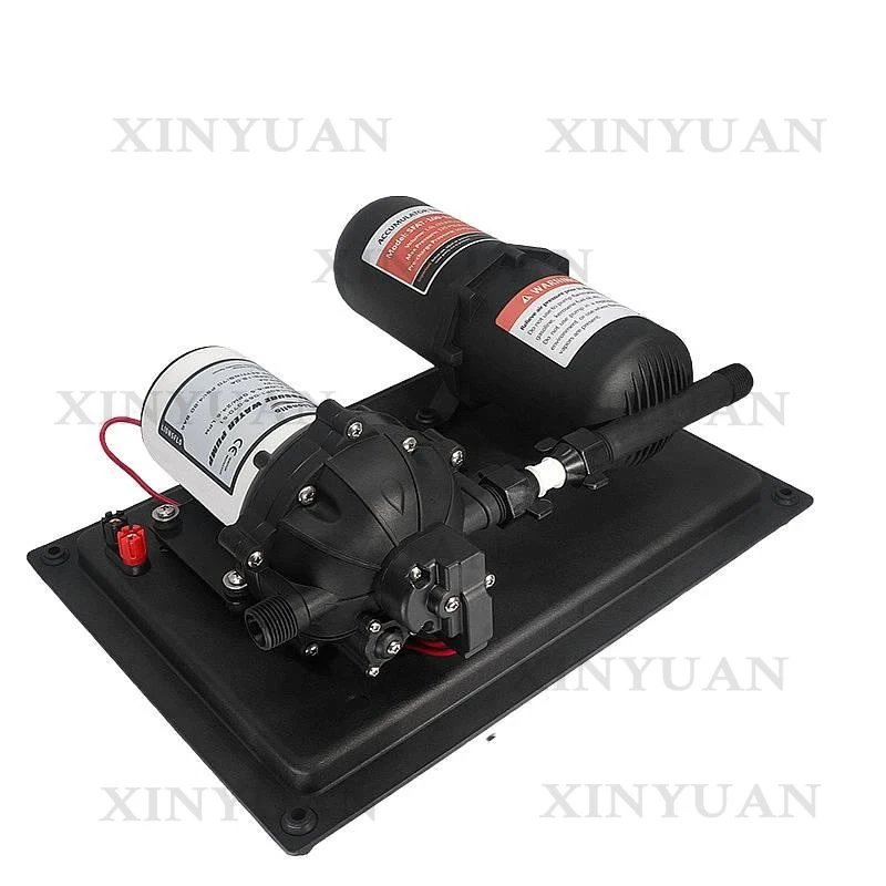 12V 24V High Flow Diaphragm Pump with Pressure Tank for RV Yacht Water Supply System